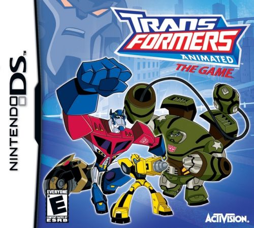 Transformers Animated box art for Nintendo DS